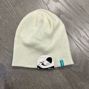Cream or Turquiose beanie reversible brand new. Unisex adult.